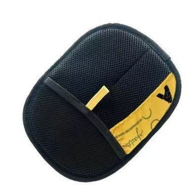 Pet hair remover glove Yellow color variant